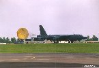Le B-52 à l'atterrissage