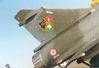 L'insigne d'escadron porté par un Mirage 2000N de l'EC 2/4 La Fayette (escadrilles N124, SPA 167 et SPA 160)